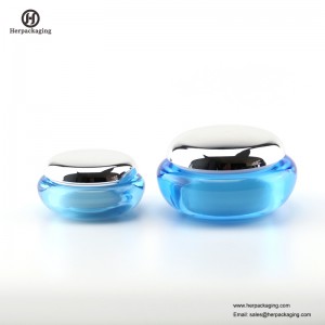 HXL226 luxusní kulatá prázdná akrylová kosmetická nádoba