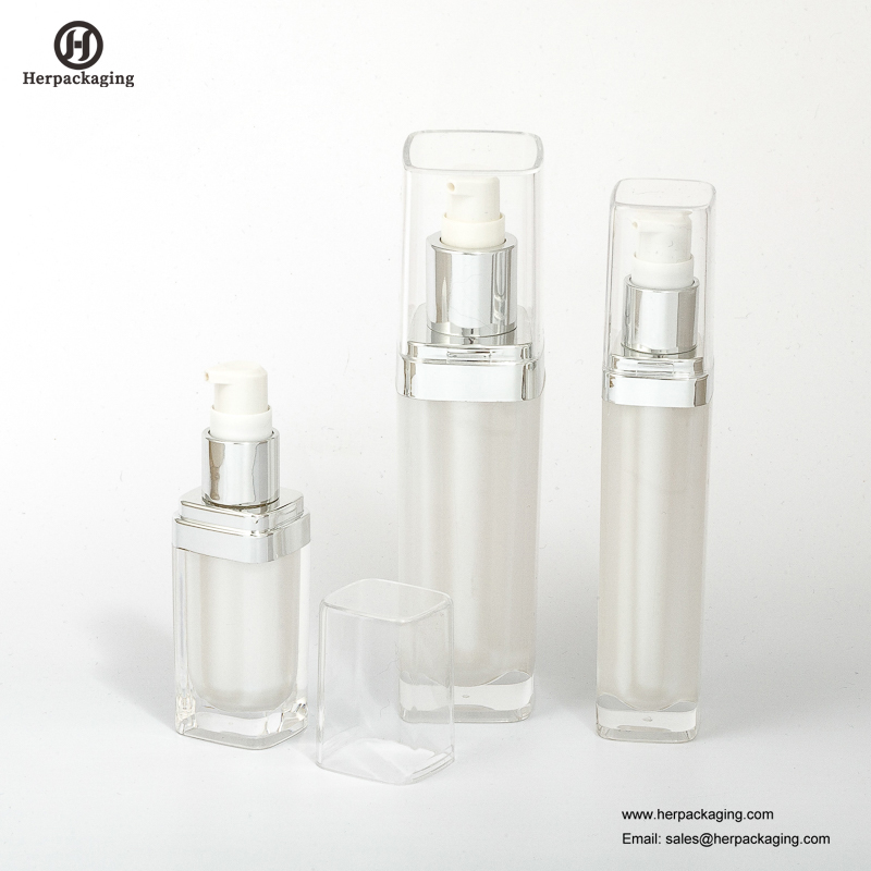 HXL3110 Prázdný akrylový bezvzduchový krém a kosmetická láhev pro péči o pleť