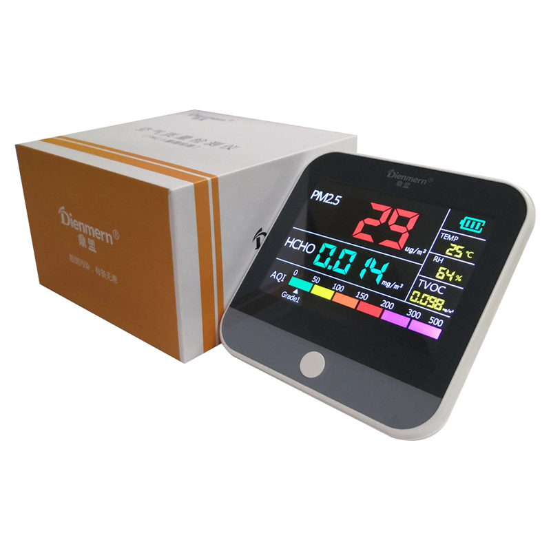 Dienmern Smart Air Quality Detector DM306 monitor plynu s laserovým senzorem Vysoká citlivost PM2,5 HCHO TVOC TEMP HUM