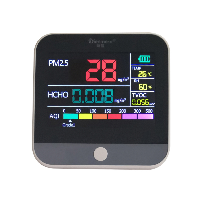 Dienmern Smart Air Quality Detector DM306 monitor plynu s laserovým senzorem Vysoká citlivost PM2,5 HCHO TVOC TEMP HUM