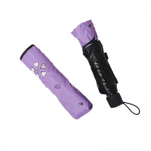 Krásný potisk 3krát manuálně otevřená magická barva měnící deštník za deště