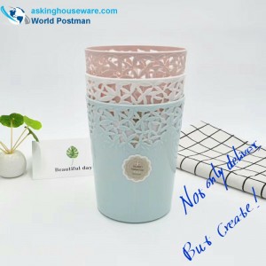 Dutý kulatý plastový koš