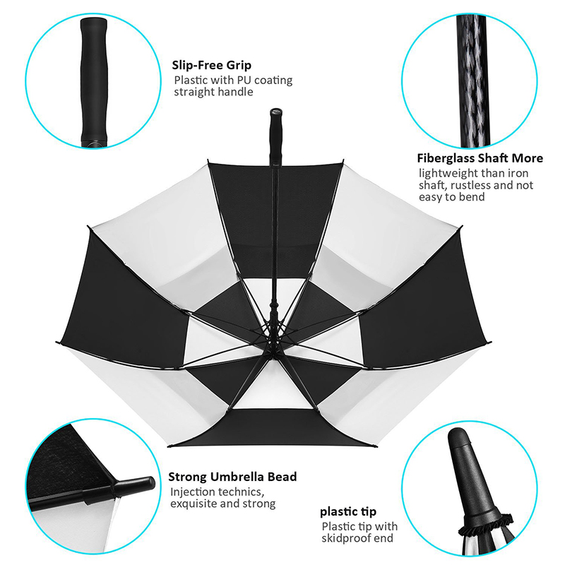 Vodotěsný EVA zvládne automatický golfový deštník
