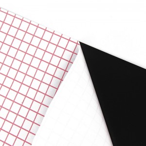 Vlastní velikost zelené / černé / bílé tabule PP plastová fólie