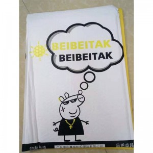 recyklovatelný biologicky rozložitelný bio bublinový plastový obal na zip, taška na zip s bublinkovým polštářem na zip