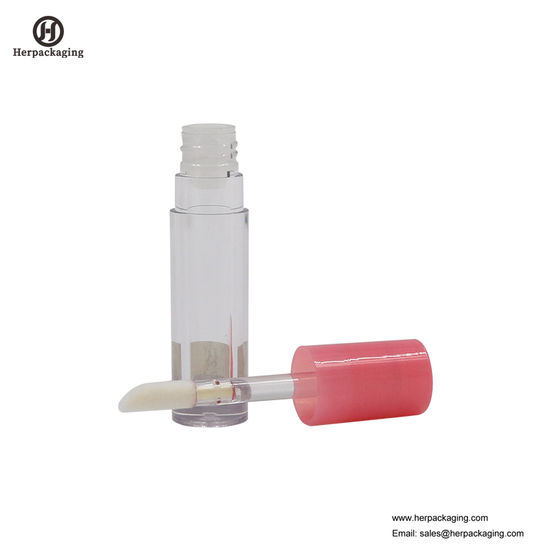 HCL306 Čirý plast Prázdné zkumavky na lesk na rty pro barevné kosmetické výrobky nanášející aplikátory lesku na rty