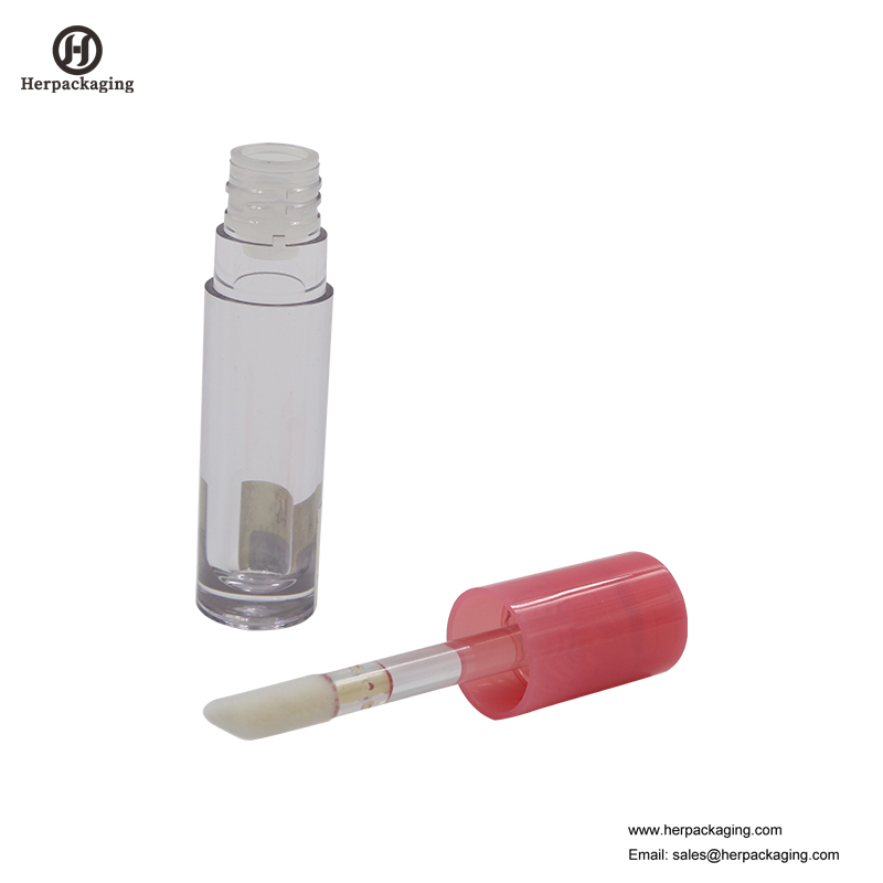 HCL311 Čirý plast Prázdné zkumavky na lesk na rty pro barevné kosmetické výrobky aplikátory s lesklým leskem na rty
