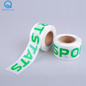 CUSTOM Printing Varovná páska; Zakázková bariková páska / bariérová páska; Přizpůsobená varovná páska