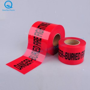 GAS Underground Warning Tape; ELEKTRICKA Podzemní výstražná páska; FIRE Podzemní výstražná páska