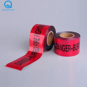 Podzemní výstražná páska australské hliníkové fólie STORMWATER; SEWER Underground Warning Tape; PROTIPOŽÁRNÍ PÁSKA Podzemní výstražná páska