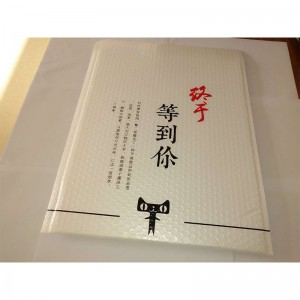 bílá kovová fólie vlastní bublinková obálka poly poštovní s logem / poštovní tašky s polstrováním plast