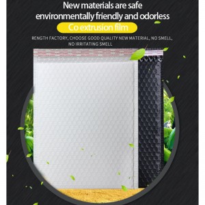 poštovné bublinkové vaky polstrovaná taška poštovné White KraftBubble Mailers zakázková tištěná bublina mailer polstrovaná