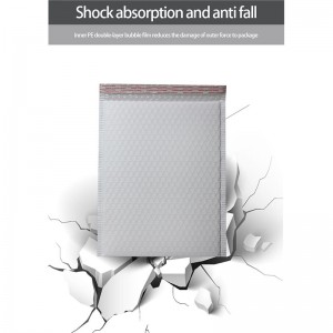 Velkoobchodní bílé poly bublinkové poštovní obálky / polstrované přepravní tašky