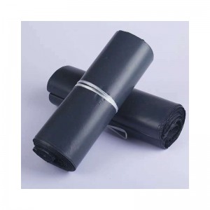 Černá zakázková plastová poly Mailer expresní poštovní taška růžový obal z polyethylenového pouzdra