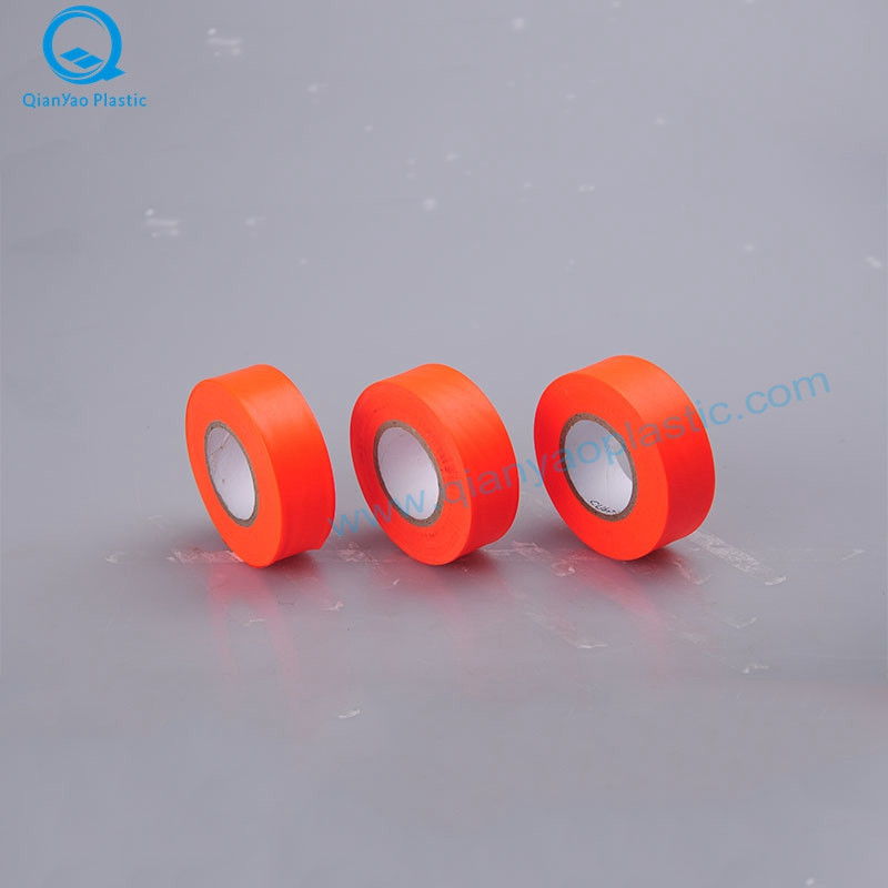 1-3 / 16'X150 '/ 300' Kanada Oranžová / Růžová neoznačená lepicí páska z PVC