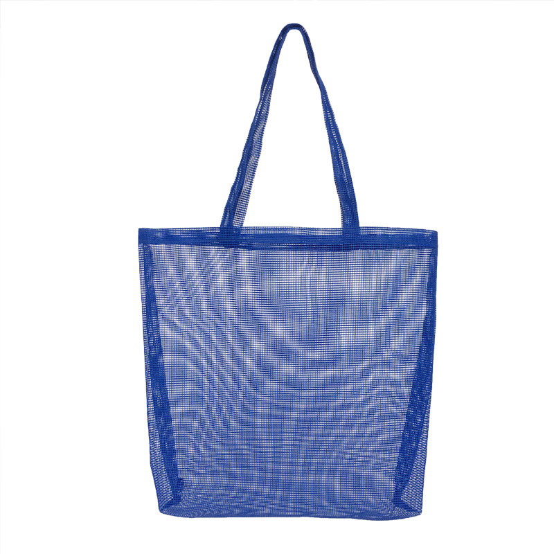 Přizpůsobený design Clear Blue Ladies Mesh Kabelka Mesh Tote Bag