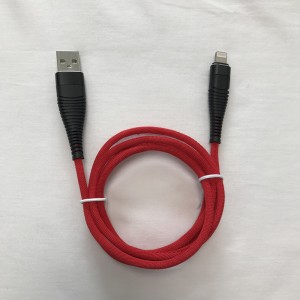 Opletené rychlé nabíjení kulaté hliníkové pouzdro Flex ohýbání Bezdrátový datový kabel USB pro micro USB, typ C, nabíjení a synchronizace blesku iPhone