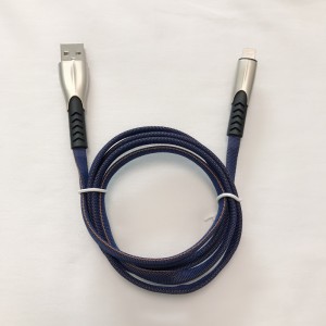 3.8A opletené rychlé dobíjení ploché zinkové slitiny pouzdro Tangle zdarma ohýbání datový kabel USB pro micro USB, typ C, blesk iPhone a synchronizace