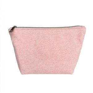 Odolný přenosný přenosný kosmetický sáček na zip z přírodních vláken