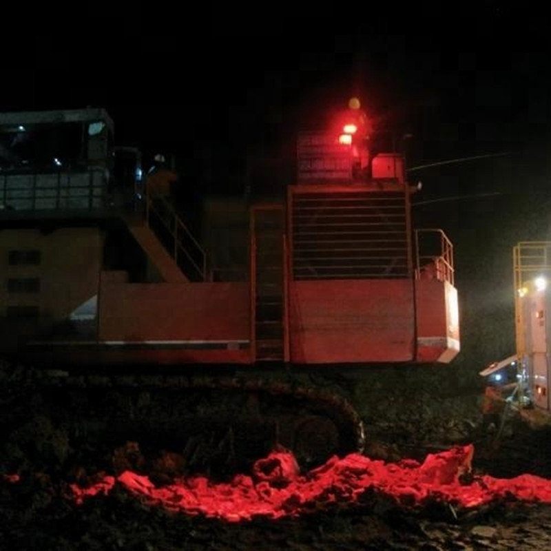 Jeřáb Safet světle červený nebo modrý pro sklad