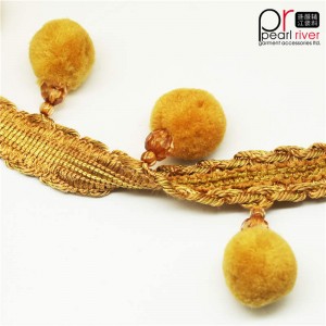 Dekorativní Pom Pom Tassel Fringe