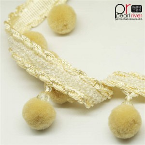 Dekorativní Pom Pom Tassel Fringe