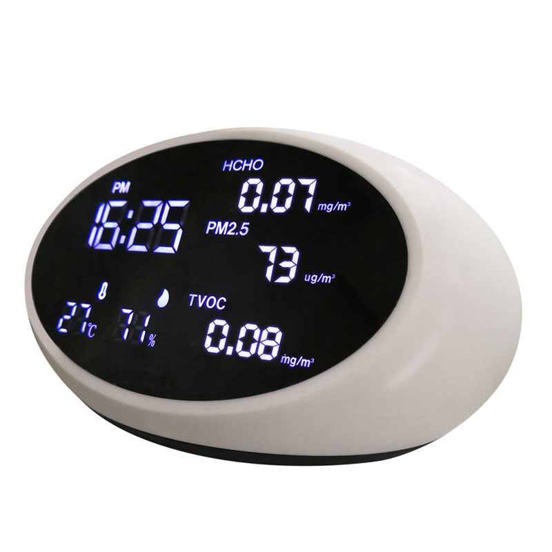 Monitor kvality ovzduší PM2.5 detektor plynu HCHO detektor senzorový analyzátor analyzátor vlhkosti Měřič teploty Tester TVOC