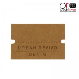 kožené módní barevné velké číslo štítek