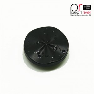 Vlastní logo kulaté gravírování pryskyřice knoflíky pro oblečení / košile