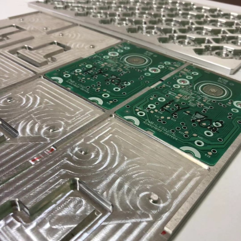Hliníkové CNC obráběcí součásti Elektronické obvodové desky Lisovací přípravek