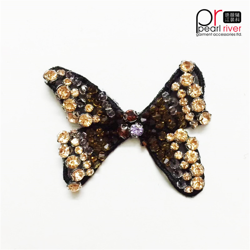 Nejnovější Beauty Bowknot drahokamu Patch Crystal Butterfly