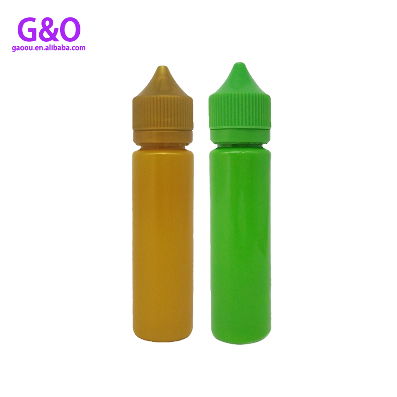 barevný kouřový olej 60ml láhev 60ml plastová pet baculatá gorila jednorožec láhev 2oz eliquid vape kapátko lahve 30ml pet kapátko