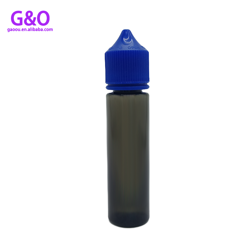 v3 1oz 2oz černě zbarvená čirá kapátko kouřový olej láhev 60ml e tekutá láhev 60ml ejuice vape baculatá gorila jednorožec