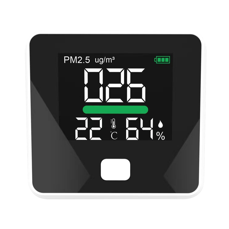 2019 Horký prodej Detektor kvality vzduchu PM2,5 HCHO Profesionální detektor monitoru formaldehydu AQI TVOC s dobíjitelnou Li-baterií Přesné testování