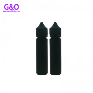 pet eliquid bottle vape eliquid plastic bottle 60ml oranžová barva nová baculatá gorila e cig kapalina plastová kapátka