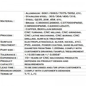 OEM Die Casting Auto Parts Zinkové slitiny Auto Parts
