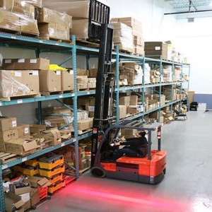 1500 Lumens Forklift LED Red Zone Light pro sklad