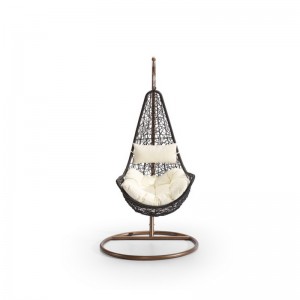 Zahradní venkovní a vnitřní zavěšený ratanový proutěný koš