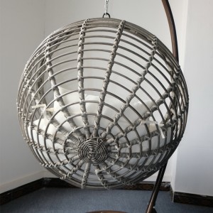 Přenosná velká 2-sedací lehátka v interiéru, venkovní houpací křeslo