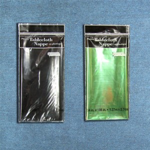 Fólie Tablecover s jednobarevnou kovovou fólií ubrus pro svatební hostinu oslavit svátek