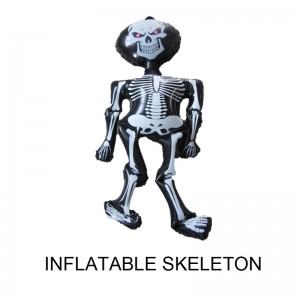 Nafukovací Halloween dekorace rekvizity kostra