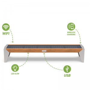 Smart City Charging Bench Photovoltaic Urban Furniture