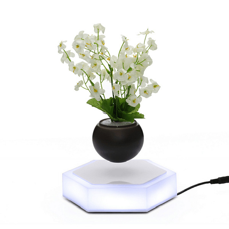 360 spining magnetické levitace plovoucí vzduchové bonsaje květináč květináč