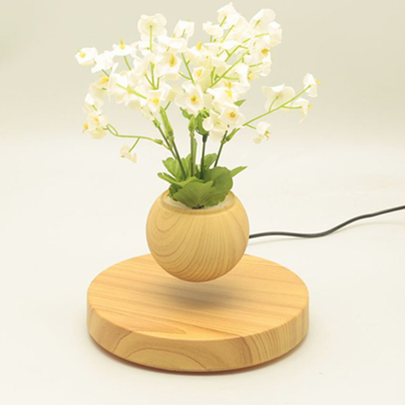 dřevěná základna magnetická levitace létající vzduch bonsaje květináč květináč pa-0721
