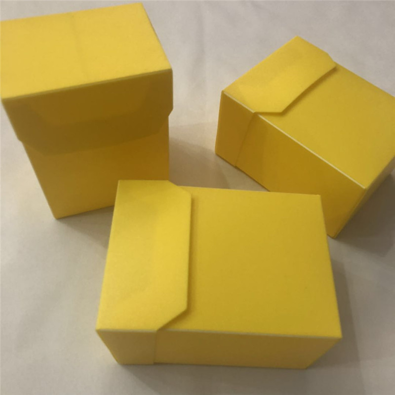 Plastové žluté tcg hrací karty Držák box