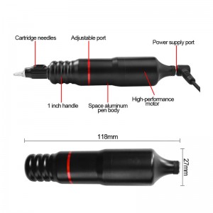 Makeup Tattoo Machine Pen Permanentní make-up na oční obočí Oční linky Mikrobladění Silná energie pro napájení pomocí tetovacích jehel