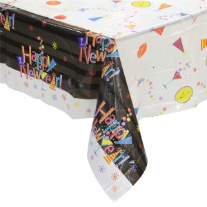 Black Color tablecover Halloween Day Ubrus