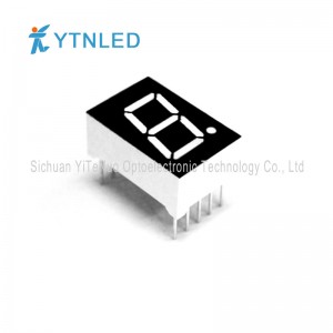 0,5 palcový červený 1 číselný 7 segmentový LED displej, digitální trubice