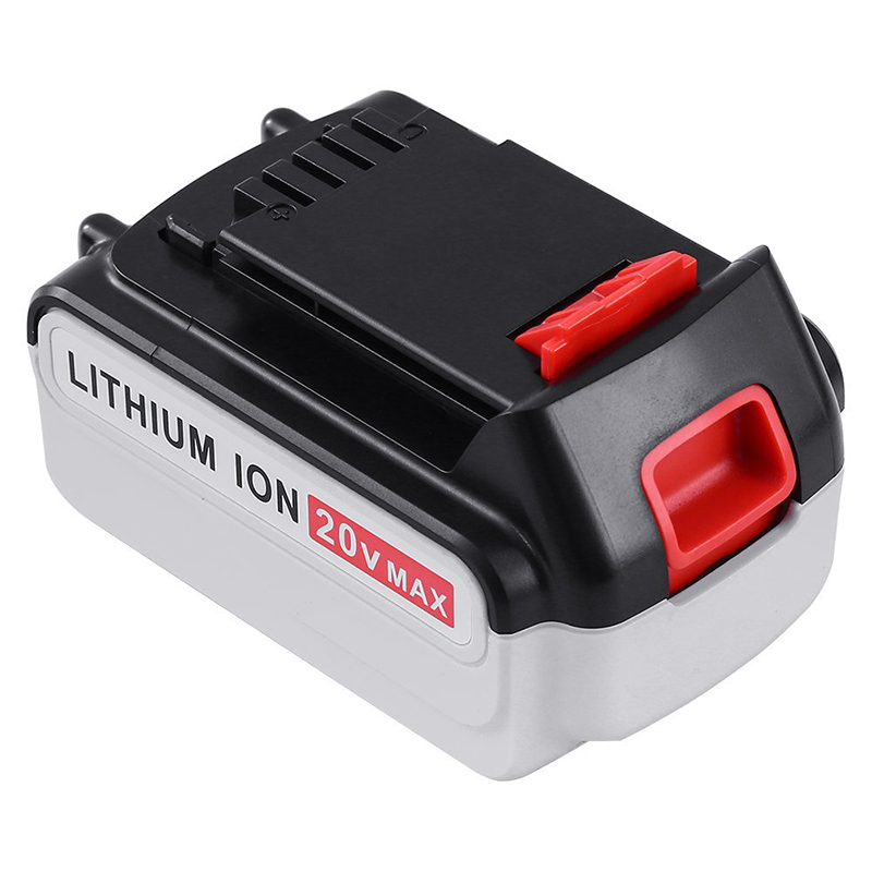 Li-ion 20V 5000mAh náhradní baterie Akumulátorové nářadí pro Black u0026 Decker LB20, LBX20, LBX4020, LB2X4020