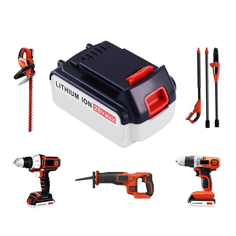 Pro Black u0026 Decker LB20, LBX20, LBX4020, LB2X4020 Baterie nářadí náhradní Li-ion 20V 6000 mAh